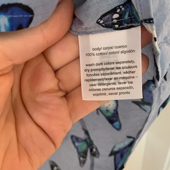 Butterfly pattern Tommy Hilfiger button up - Picture 6 of 6